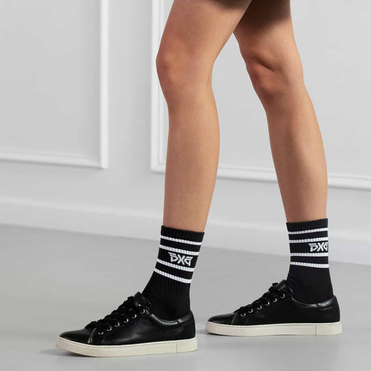 Women's Stripe Crew Socks - PXG Japan