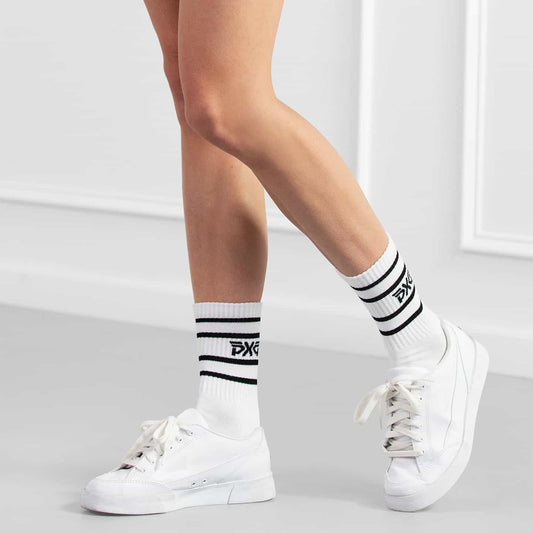 Women's Stripe Crew Socks - PXG Japan