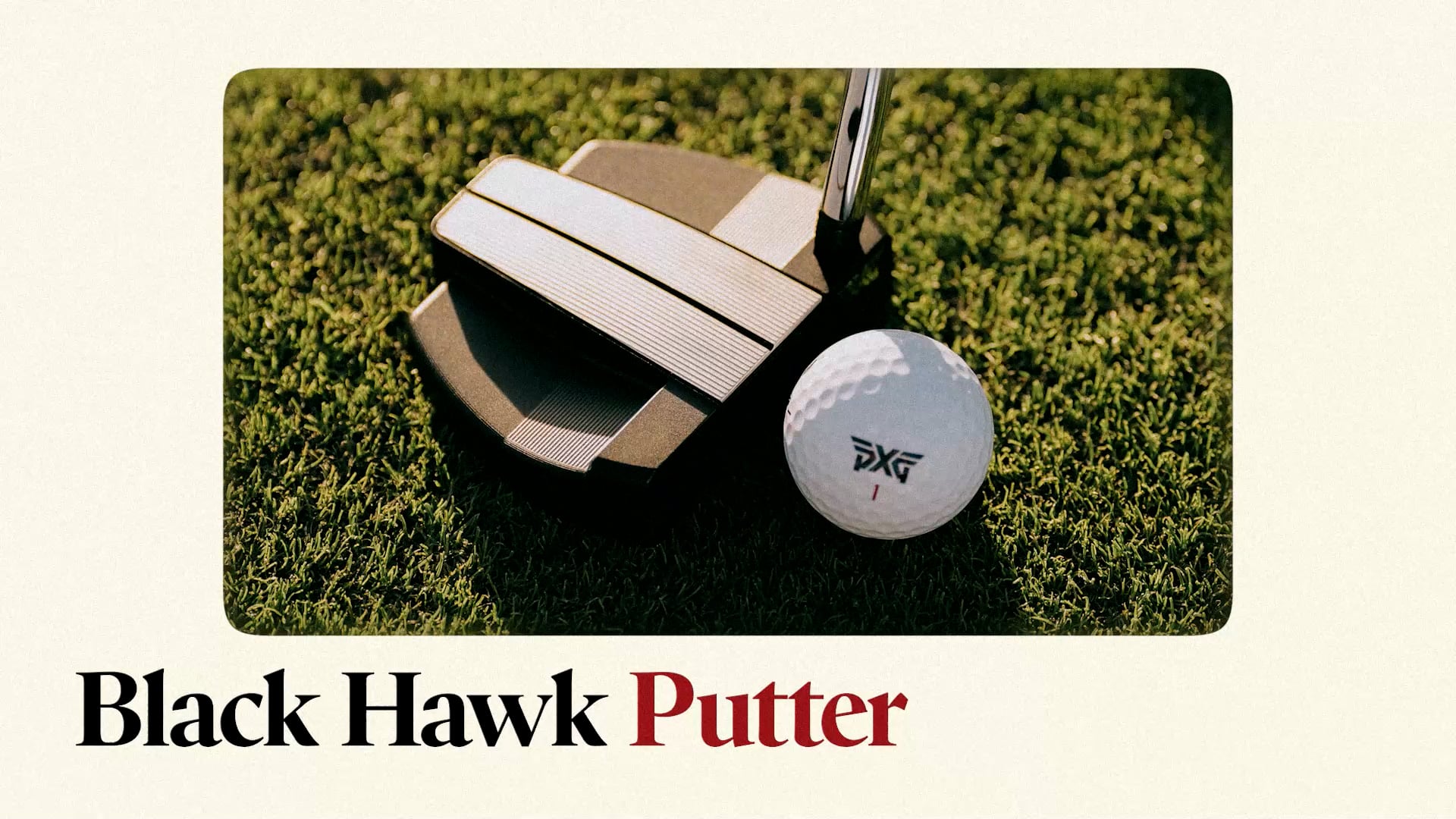 Black Hawk Putter | Beginner Putter | PXG Japan