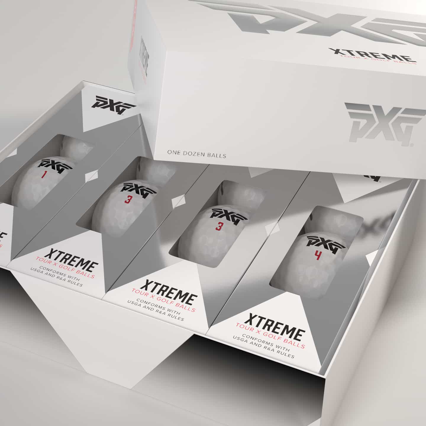 PXG Xtreme Tour X ゴルフボール - ホワイト