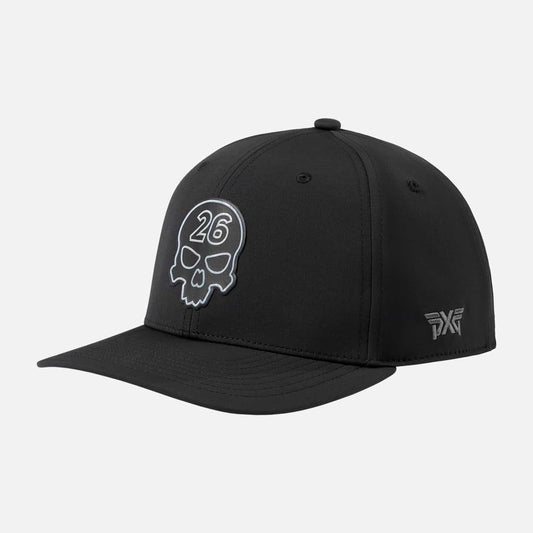 Darkness Skull 6-Panel Curved Bill Snapback Cap - PXG Japan