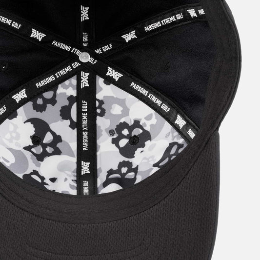 Darkness Skull 6-Panel Curved Bill Snapback Cap - PXG Japan