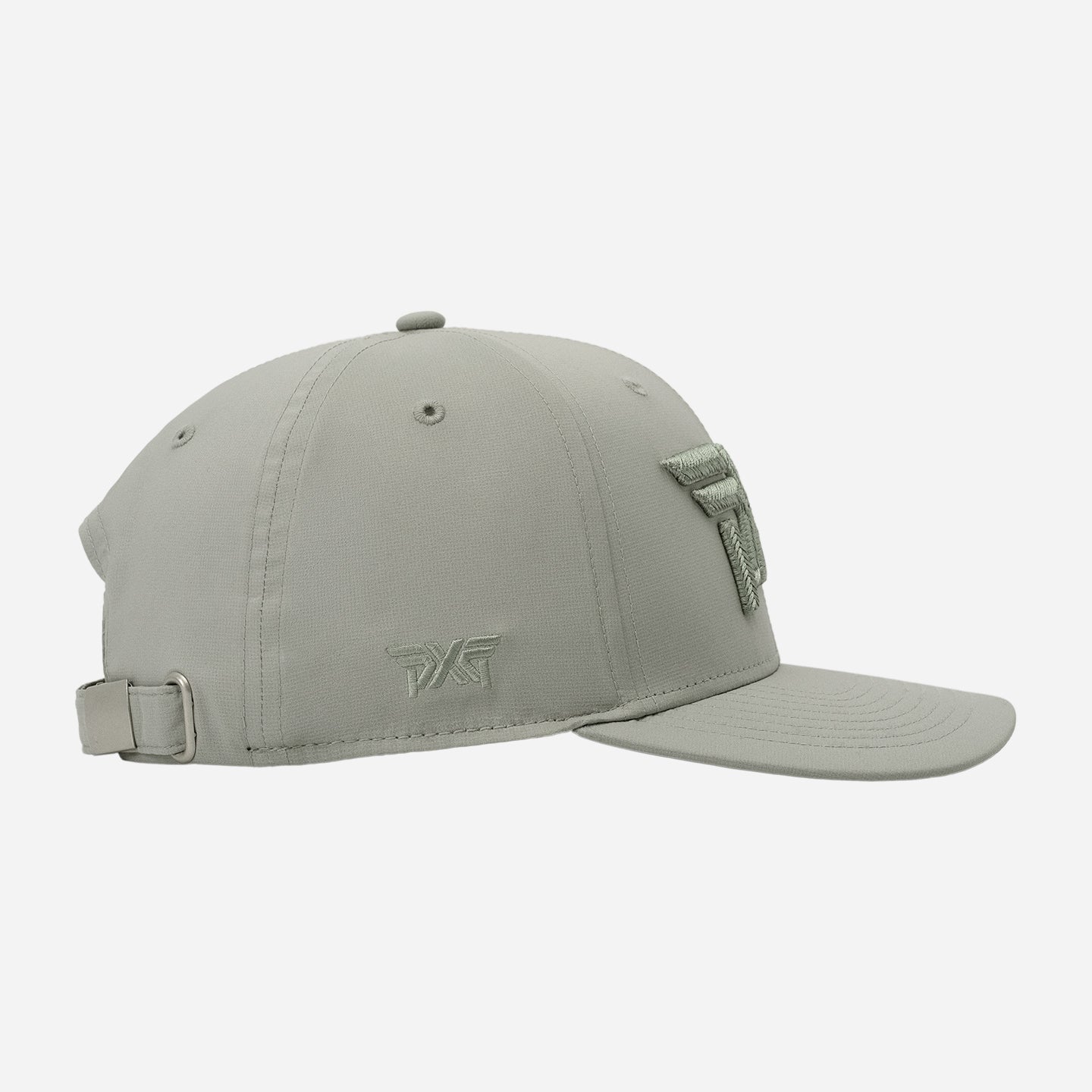 Tonal 6-Panel Structured Low Crown Buckle Closure Cap