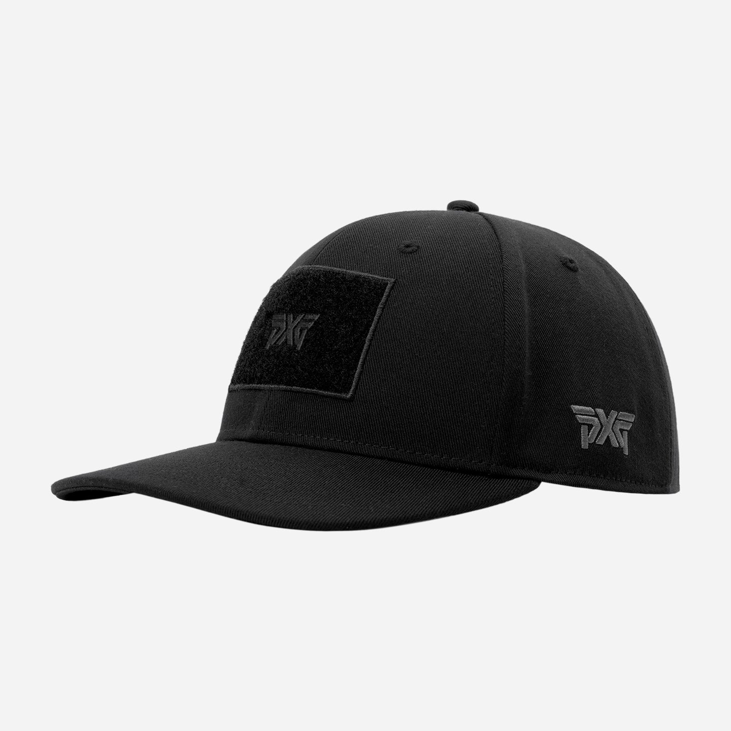 Velcro Patch 6-Panel Curved Bill Cap