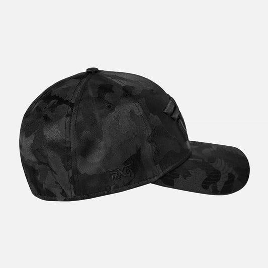 Jacquard Woven Fairway Camo 9FORTY Snapback Cap - Black - PXG Japan