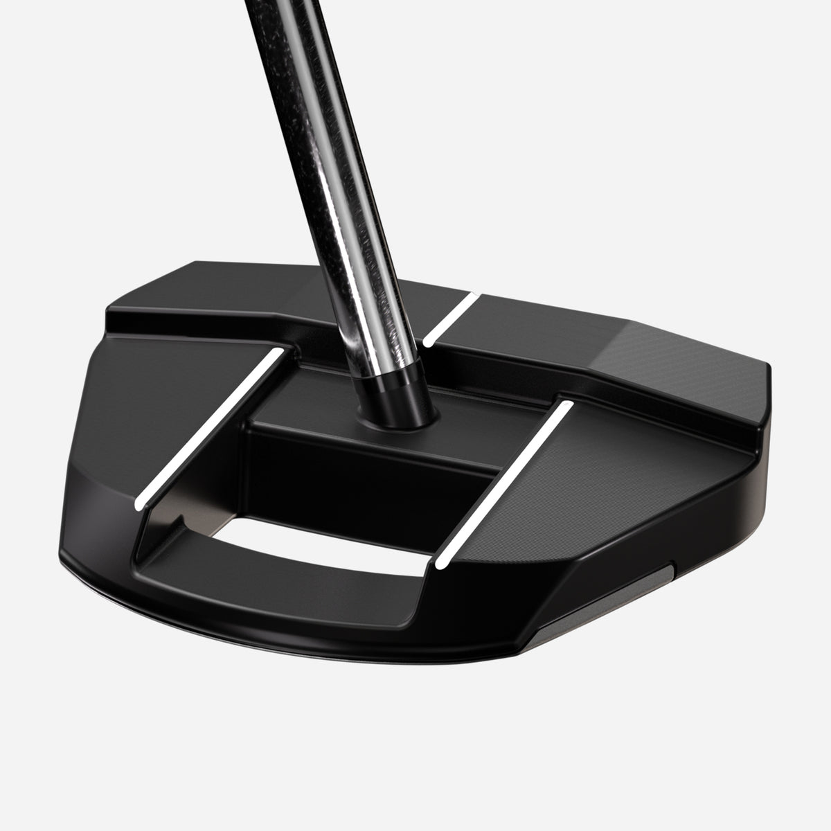 PXG One & Done ZT black putter head on a white background