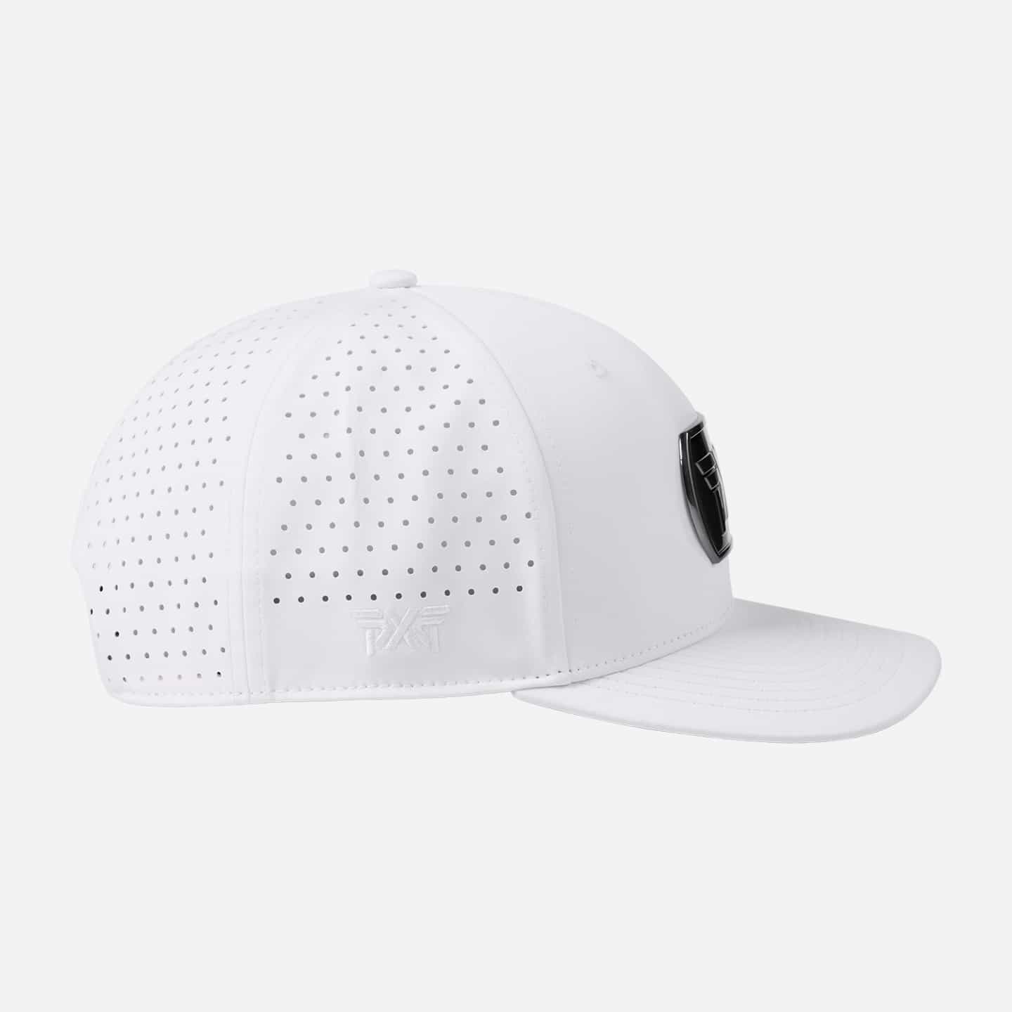 6 Panel Dog Tag Structured Low Crown Snapback