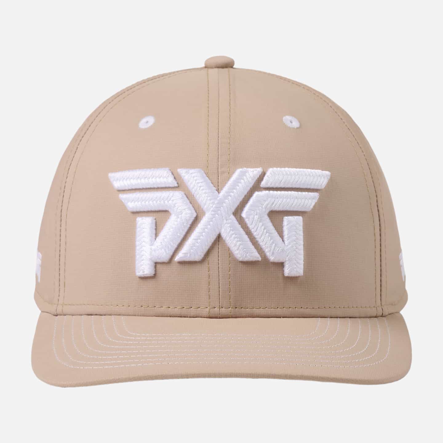 6 PANEL STRUCTURED LOW CROWN SNAPBACK - (ウォームサンド)