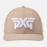 6 Panel Structured Low Crown Snapback - Warm Sand - One Size