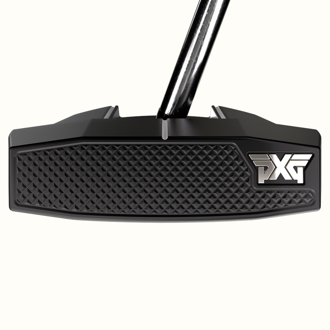 PXG golf putter head on a white background